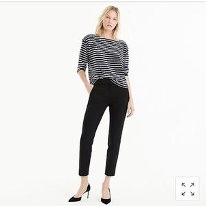 J. Crew Cameron crop pant in black
